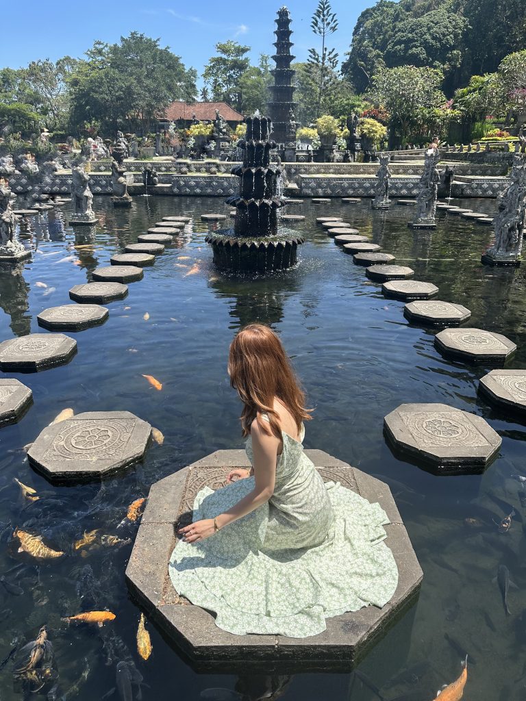Tirta Gangga Water Palace Bali, royal fountains and koi ponds in East Bali | THE DAILY HAPPINESS