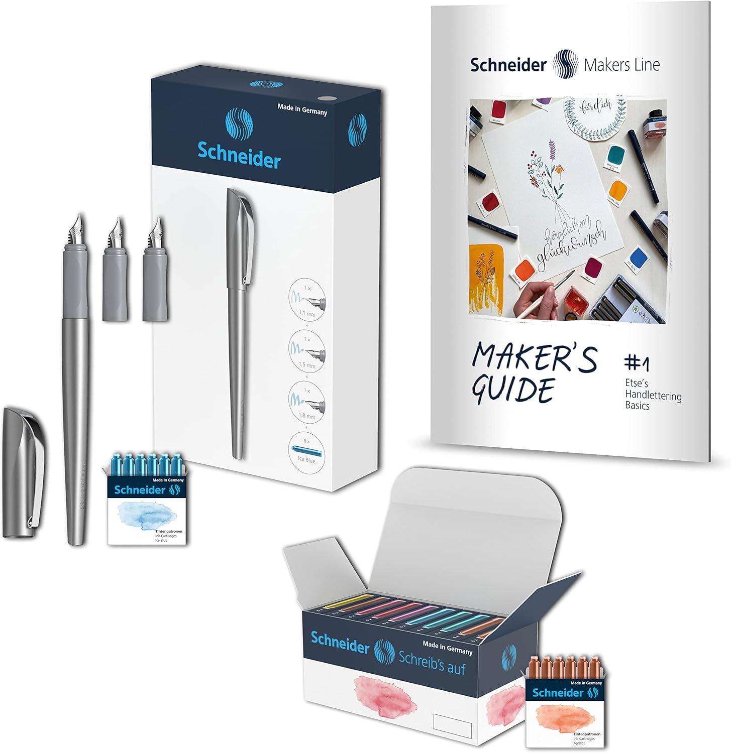 Calligraphy set for creative journaling and lettering